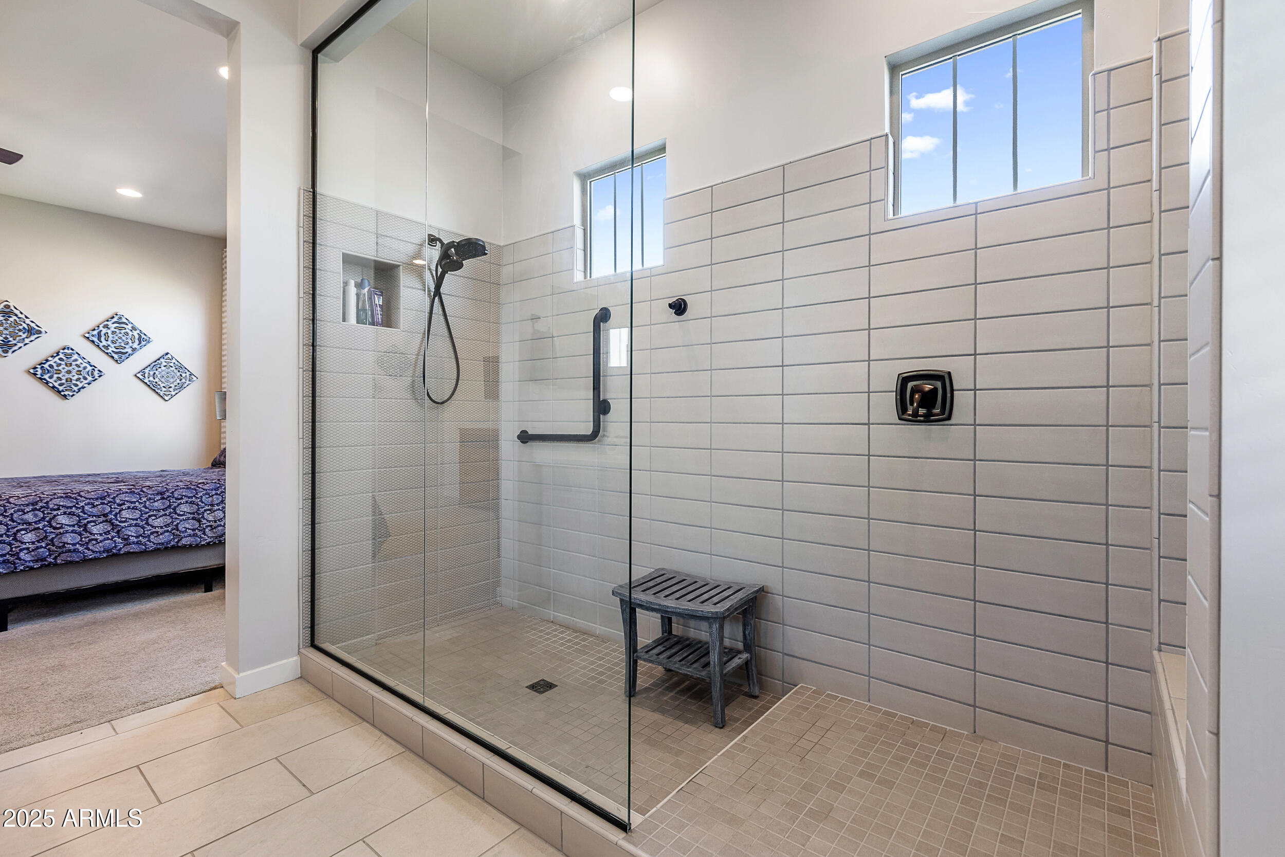 23030 East Estrella Road Queen Creek, AZ 85142 - Photo 32 of 47 a bathroom with a shower