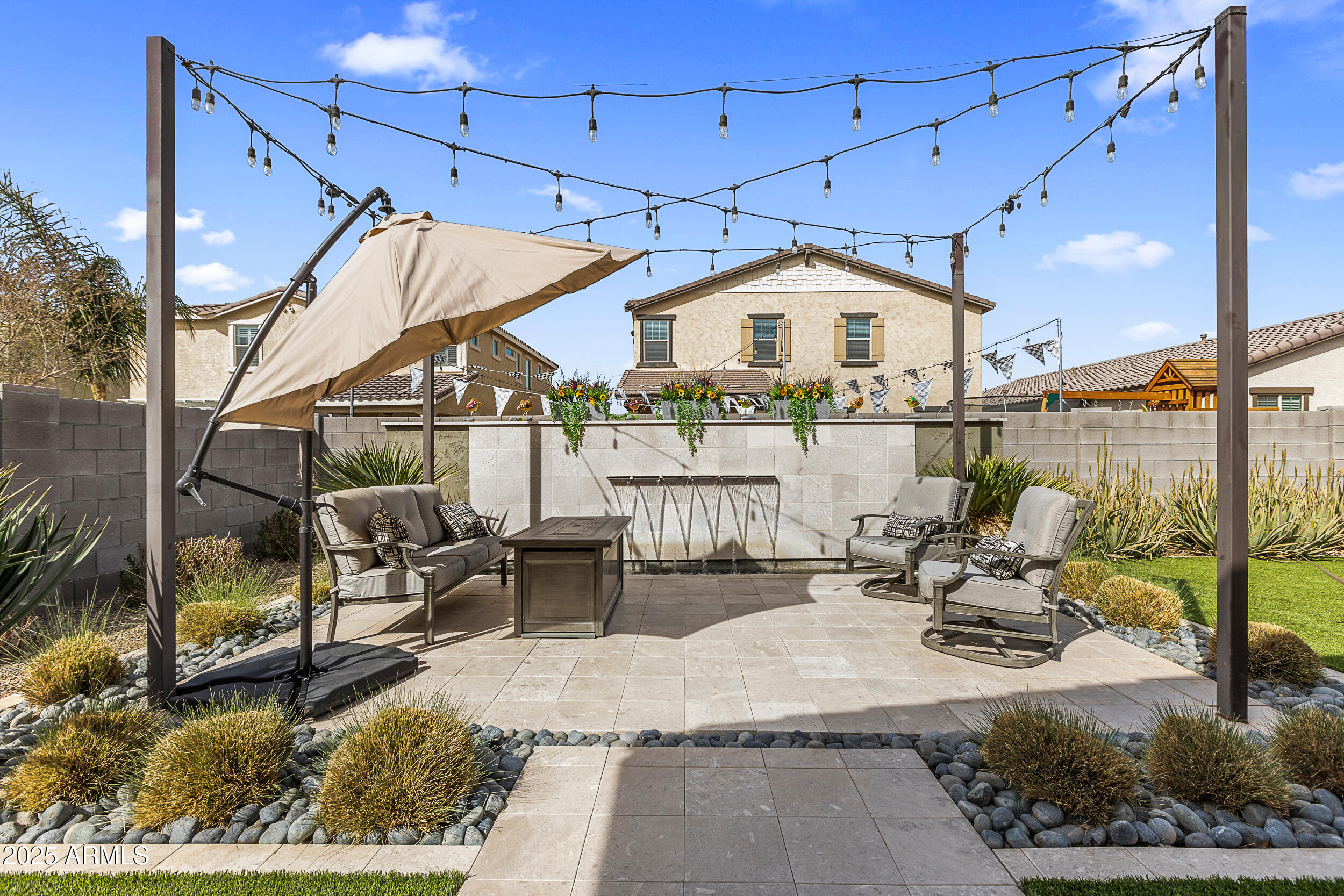 23030 East Estrella Road Queen Creek, AZ 85142 - Photo 42 of 47 a view of a terrace with sitting area