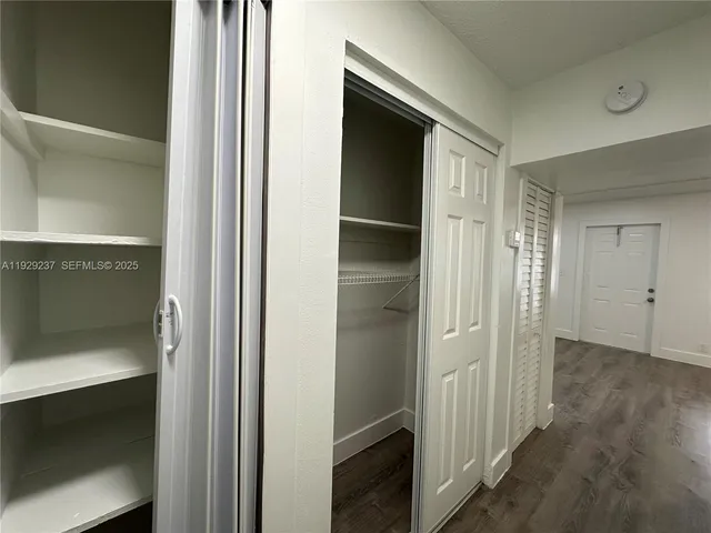 a view of walk in closet