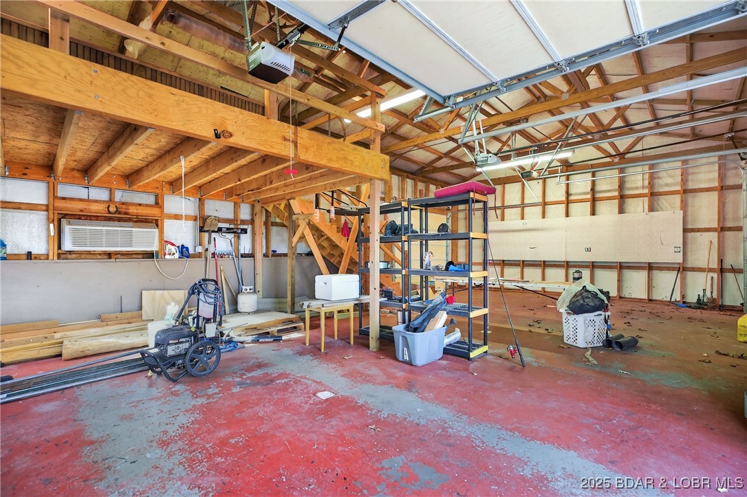 557 Ball Park Road Camdenton, MO 65020 - Photo 42 of 52 Interior of detached garage w/ loft