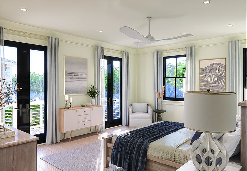 303 Queens Court, Unit 2 Mount Pleasant, SC 29464 - Photo 7 of 14 Q_Primary Bed_corner