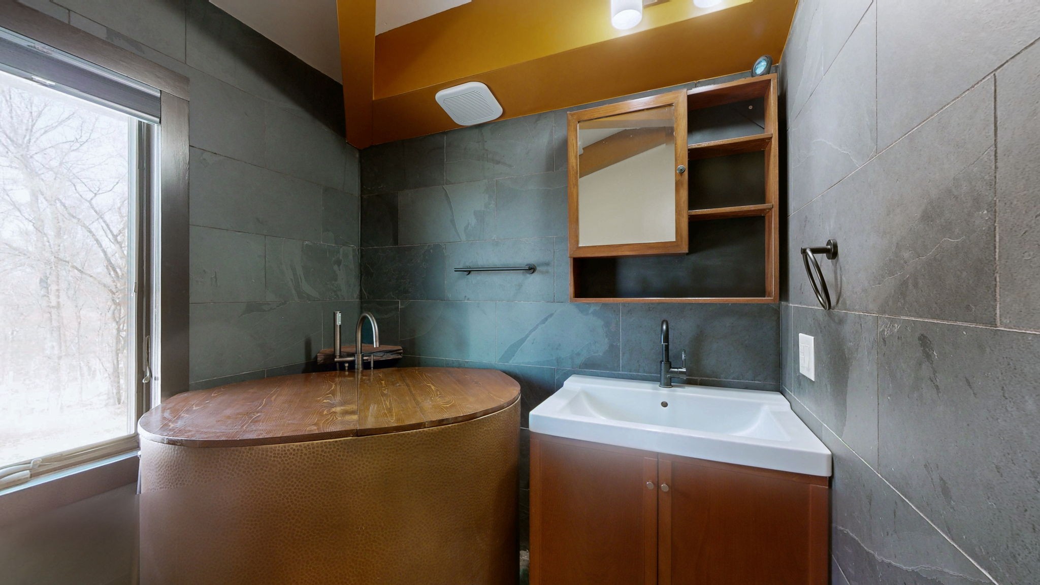 205 Lewis Lane Clinton, KY 42031 - Photo 30 of 86 a bathroom with a sink and a mirror