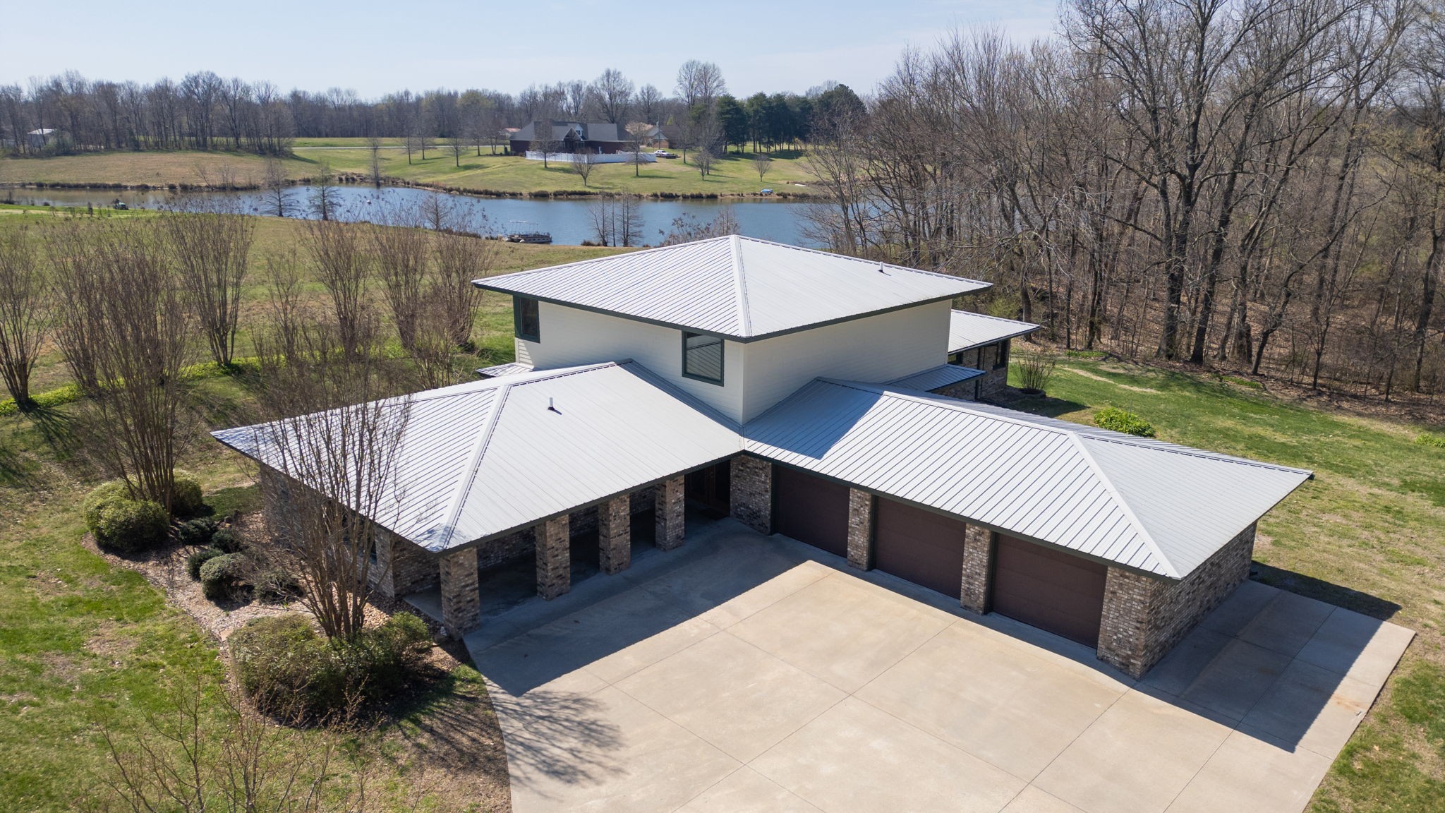 205 Lewis Lane Clinton, KY 42031 - Photo 50 of 86 a view of a terrace with a lake view