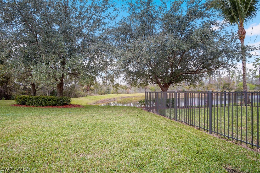 9070 Water Tupelo Road Fort Myers, FL 33912 - Photo 29 of 29 a view of backyard with green space
