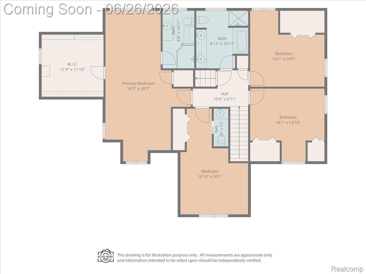 29498 East River Road Grosse Ile, MI 48138 - Photo 63 of 66 Floor Plan ~ Second Floor