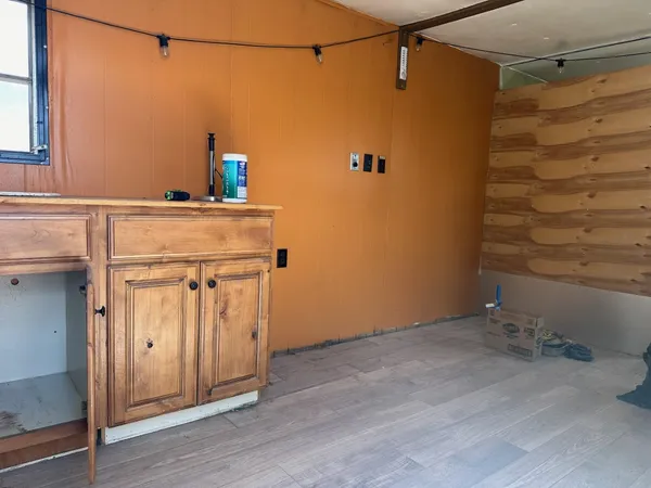 a view of a big yard with large tree