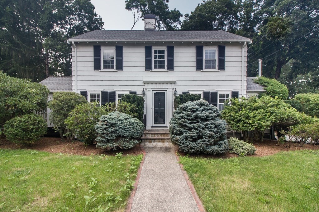 5 Irving Road Weston, MA 02493 - Photo 2 of 27 front view of house with a yard