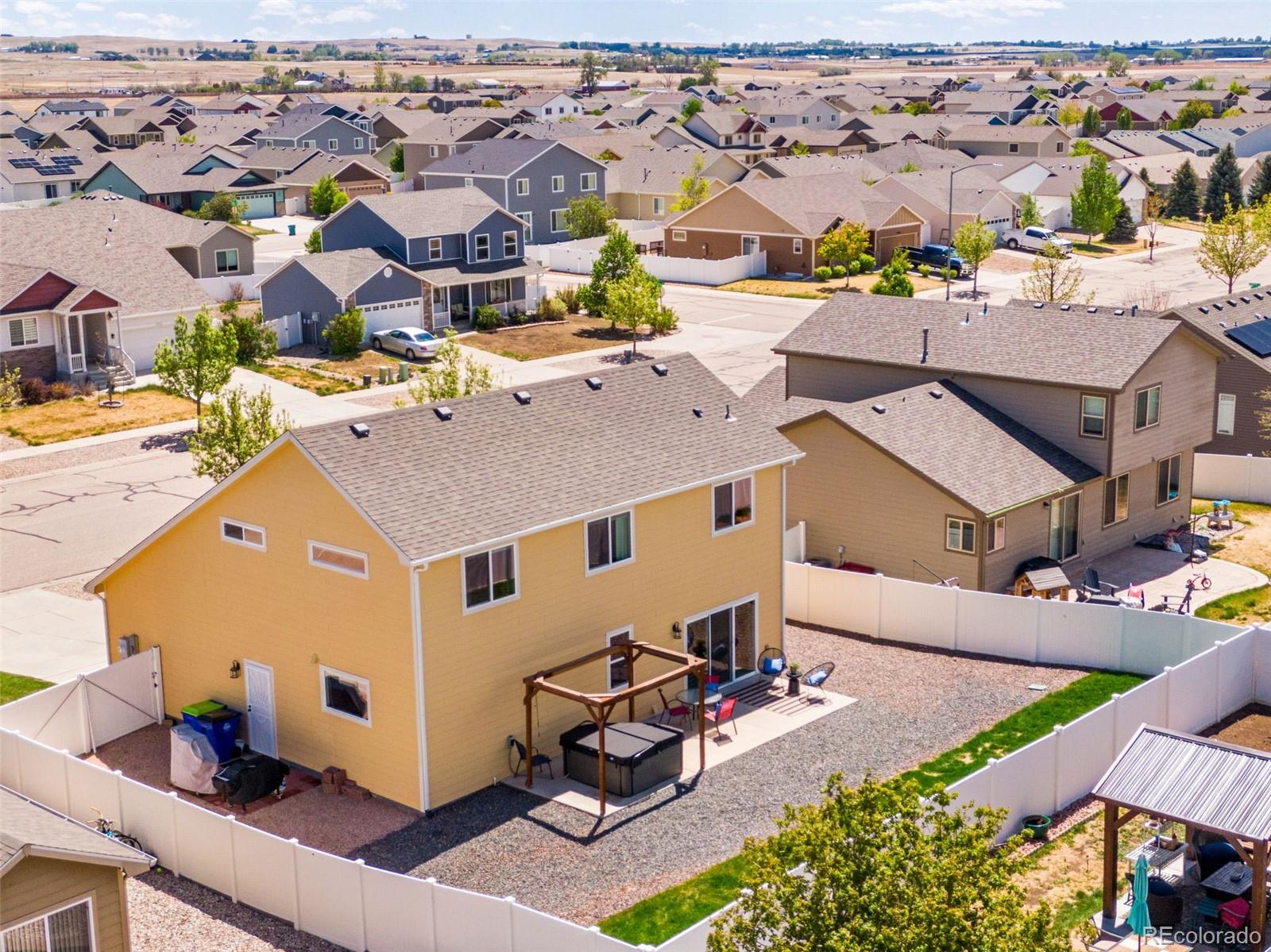 7035 McClellan Road Wellington, CO 80549 - Photo 24 of 43 an aerial view of residential houses with outdoor space