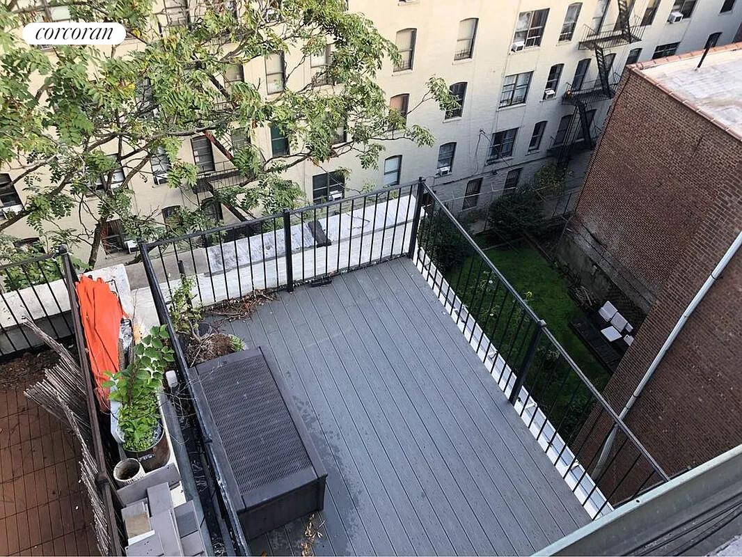 764 St Nicholas Avenue, Unit PH Manhattan, NY 10031 - Photo 11 of 14 a view of balcony with wooden floor