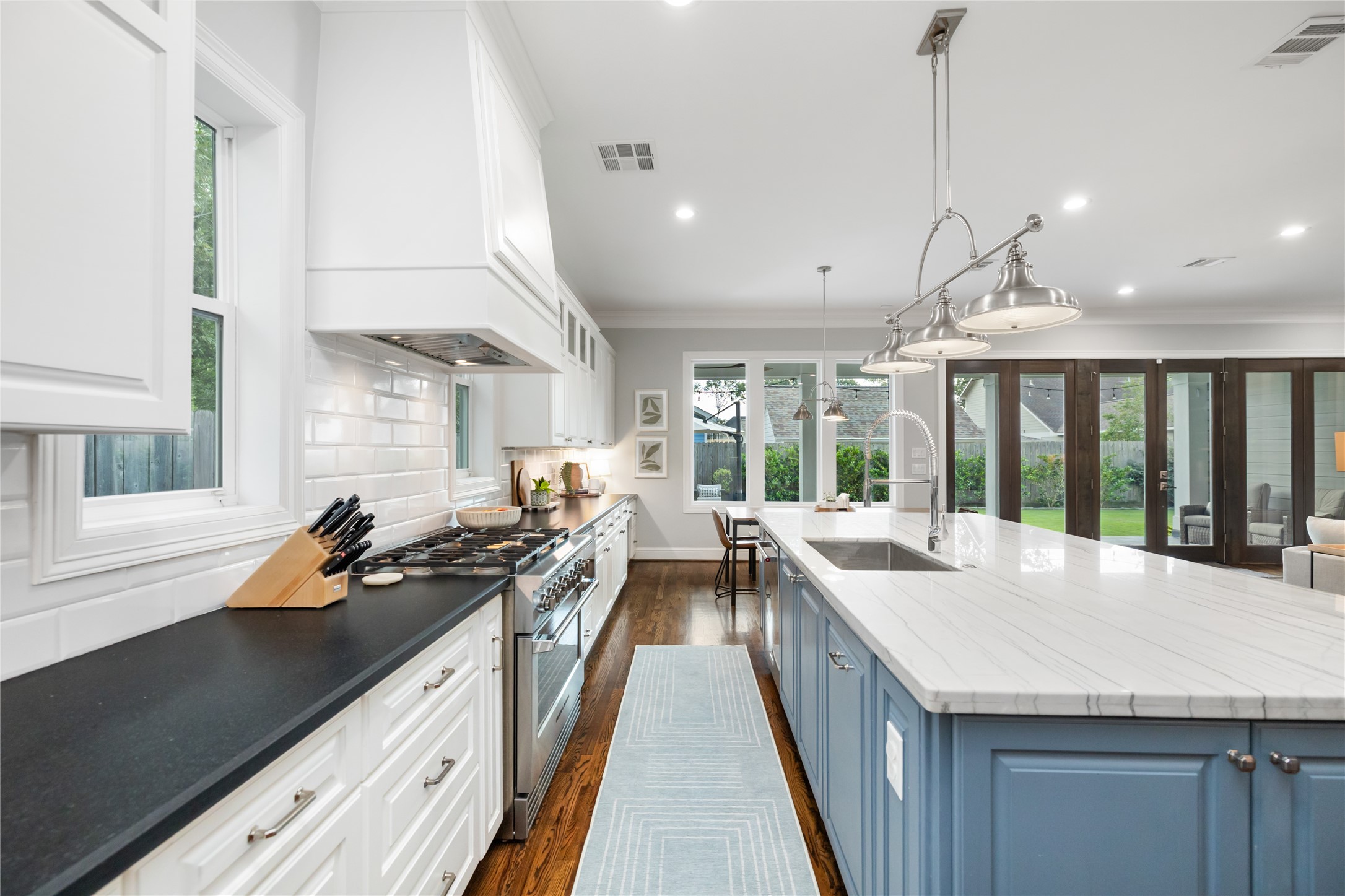 1705 Chippendale Road Houston, TX 77018 - Photo 14 of 50 The heart of the home! This kitchen truly blends beauty and functionality, offering everything a home chef could desire.