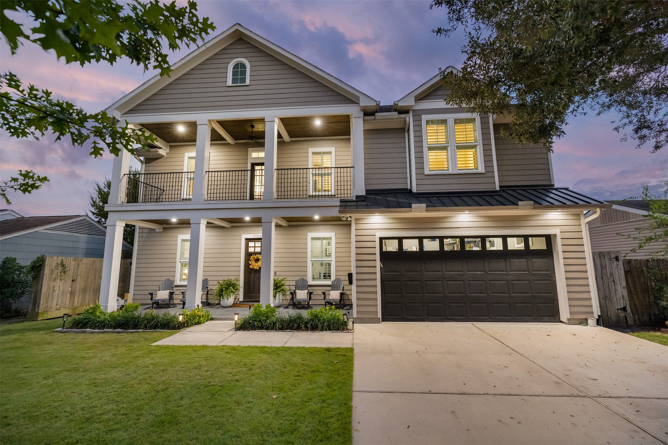 1705 Chippendale Road Houston, TX 77018 - Photo 43 of 50 Imagine coming home to this beautifully illuminated residence.