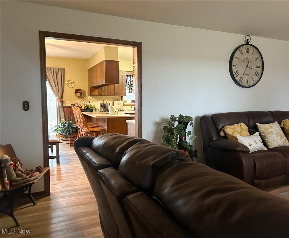 2242 South McCoy Ridge Road Stockport, OH 43787 - Photo 2 of 41 Living area featuring light wood finished floors