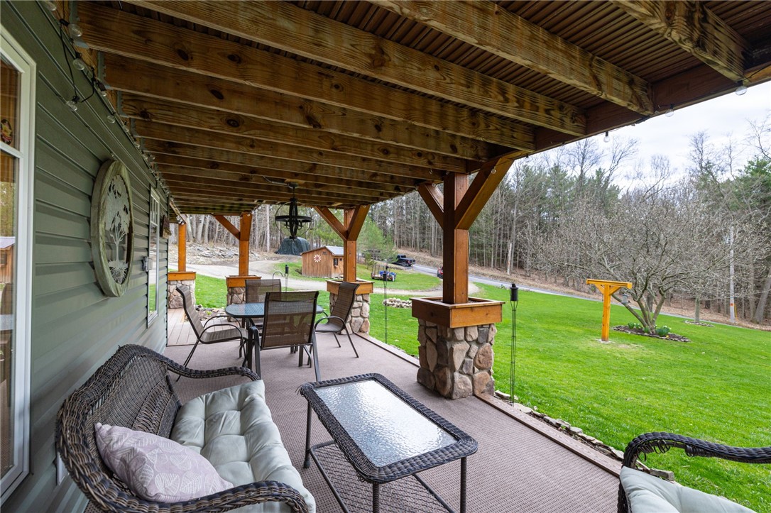 6600 East Hill Road Naples, NY 14512 - Photo 36 of 47 Lower Covered Porch