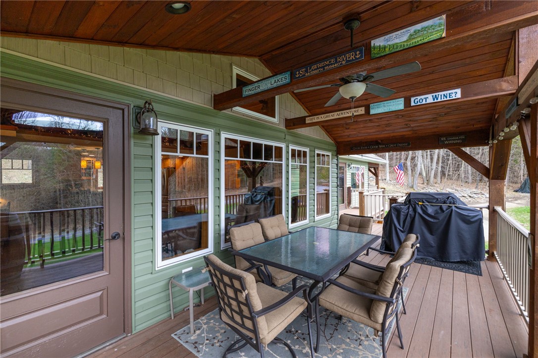 6600 East Hill Road Naples, NY 14512 - Photo 37 of 47 Upper Covered Porch