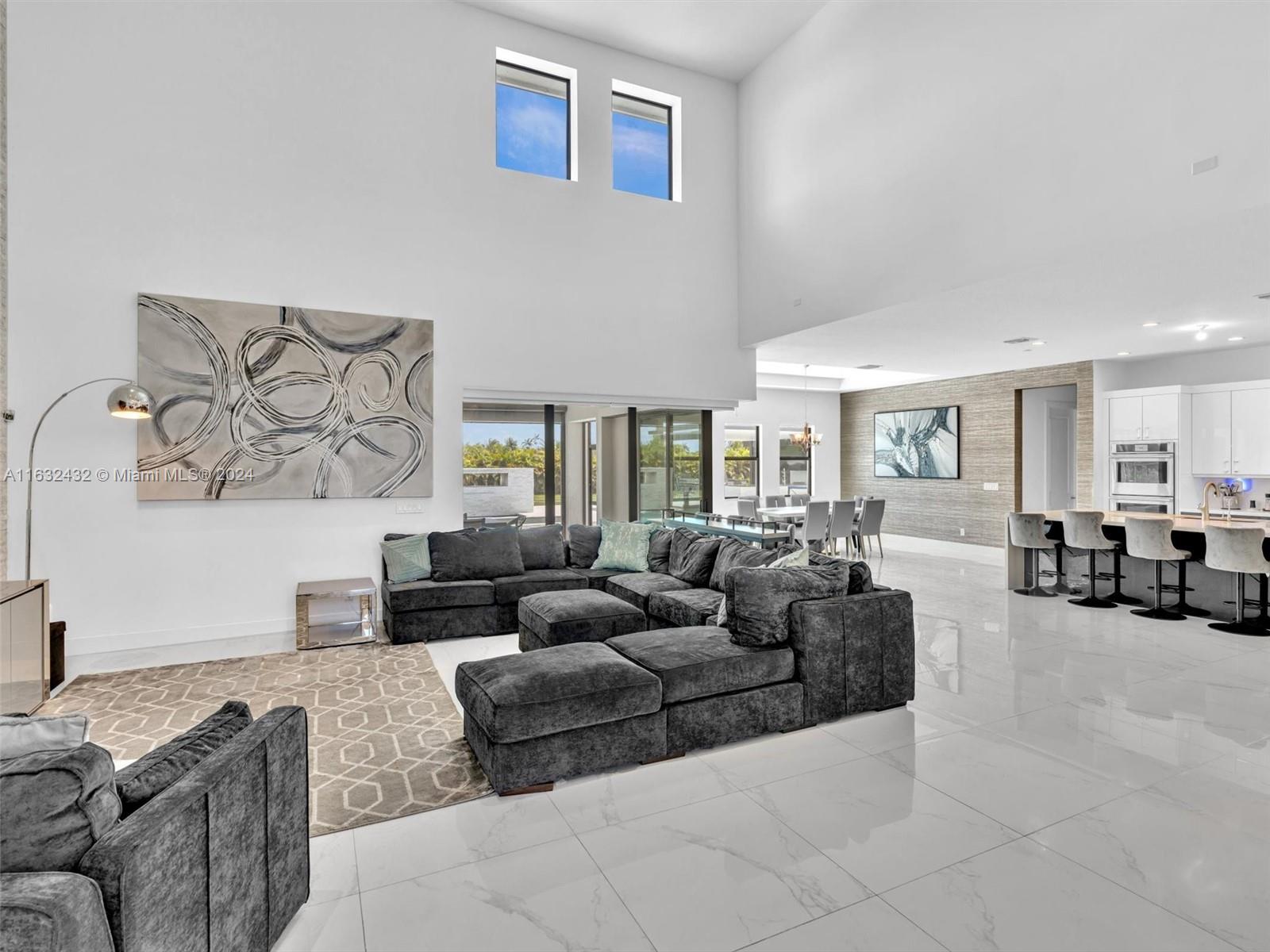 17802 Southwest 58th Street Southwest Ranches, FL 33331 - Photo 6 of 62 a living room with furniture and a large window