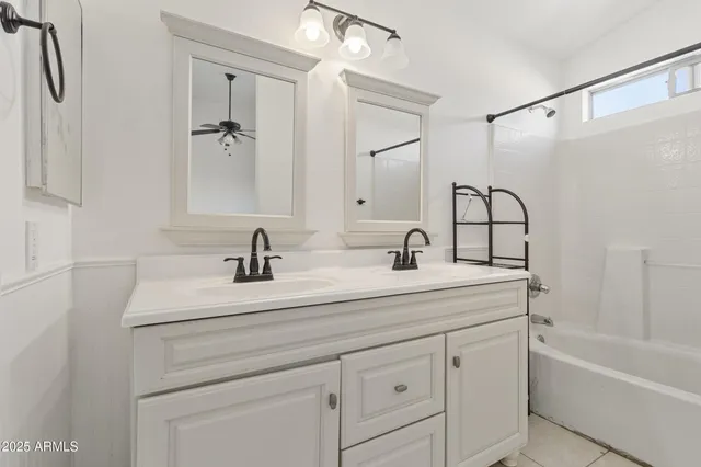 a bathroom with a sink and a bathtub