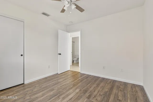 wooden floor in an empty room