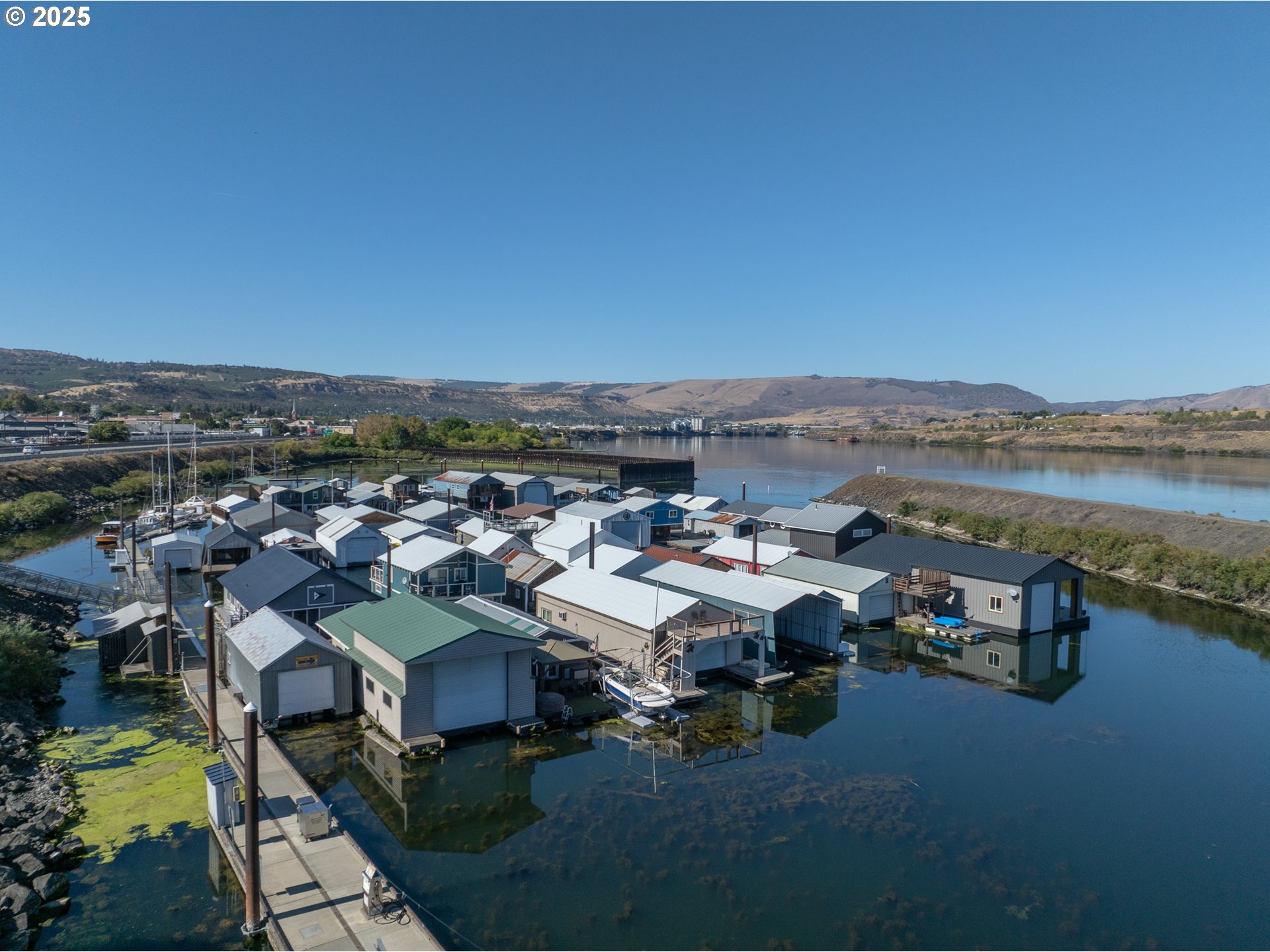 101 North Boat Basin Road, Unit A09 The Dalles, OR 97058 - Photo 17 of 17 an aerial view of a house with lake view
