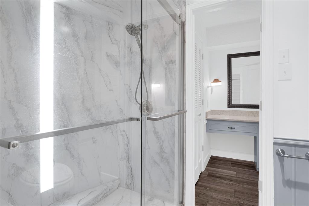 1104 West Lookout Drive Richardson, TX 75080 - Photo 23 of 40 a bathroom with a shower