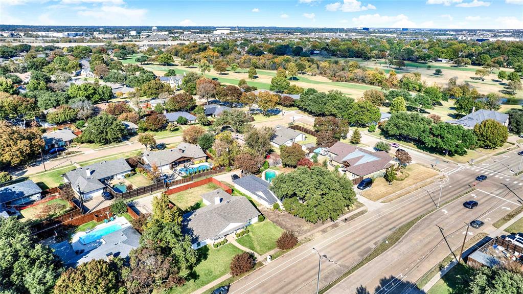 1104 West Lookout Drive Richardson, TX 75080 - Photo 39 of 40 an aerial view of residential houses with outdoor space