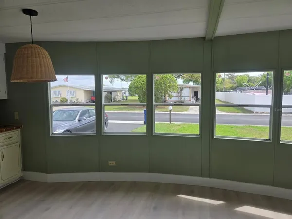 a room with window and outdoor space