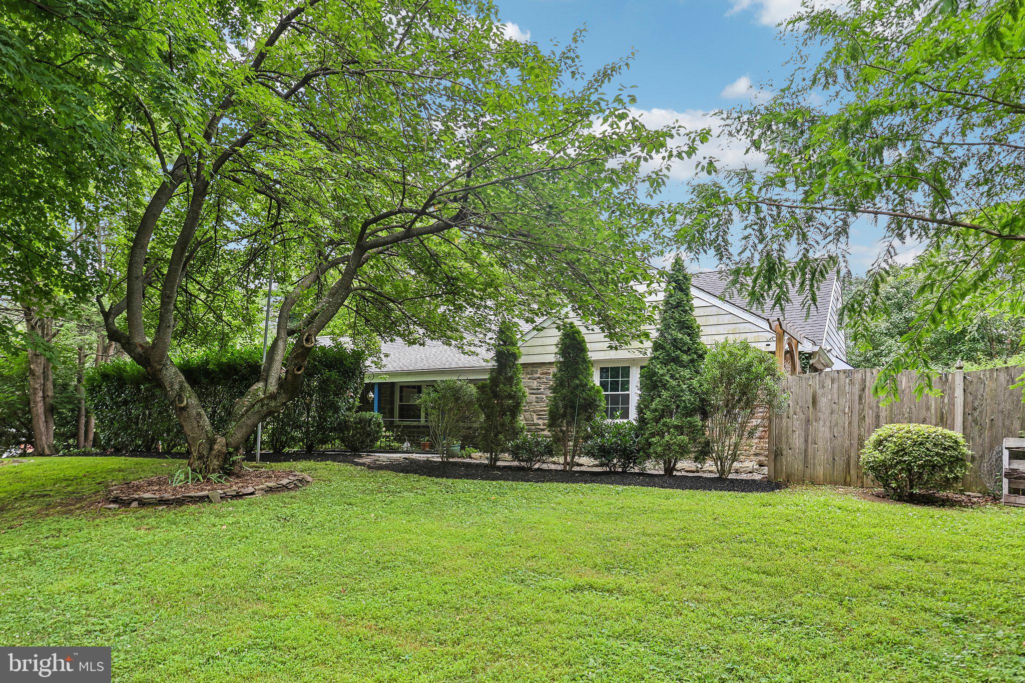 1020 Church Road Wyncote, PA 19095 - Photo 5 of 49 Privacy abounds behind mature landscaping....