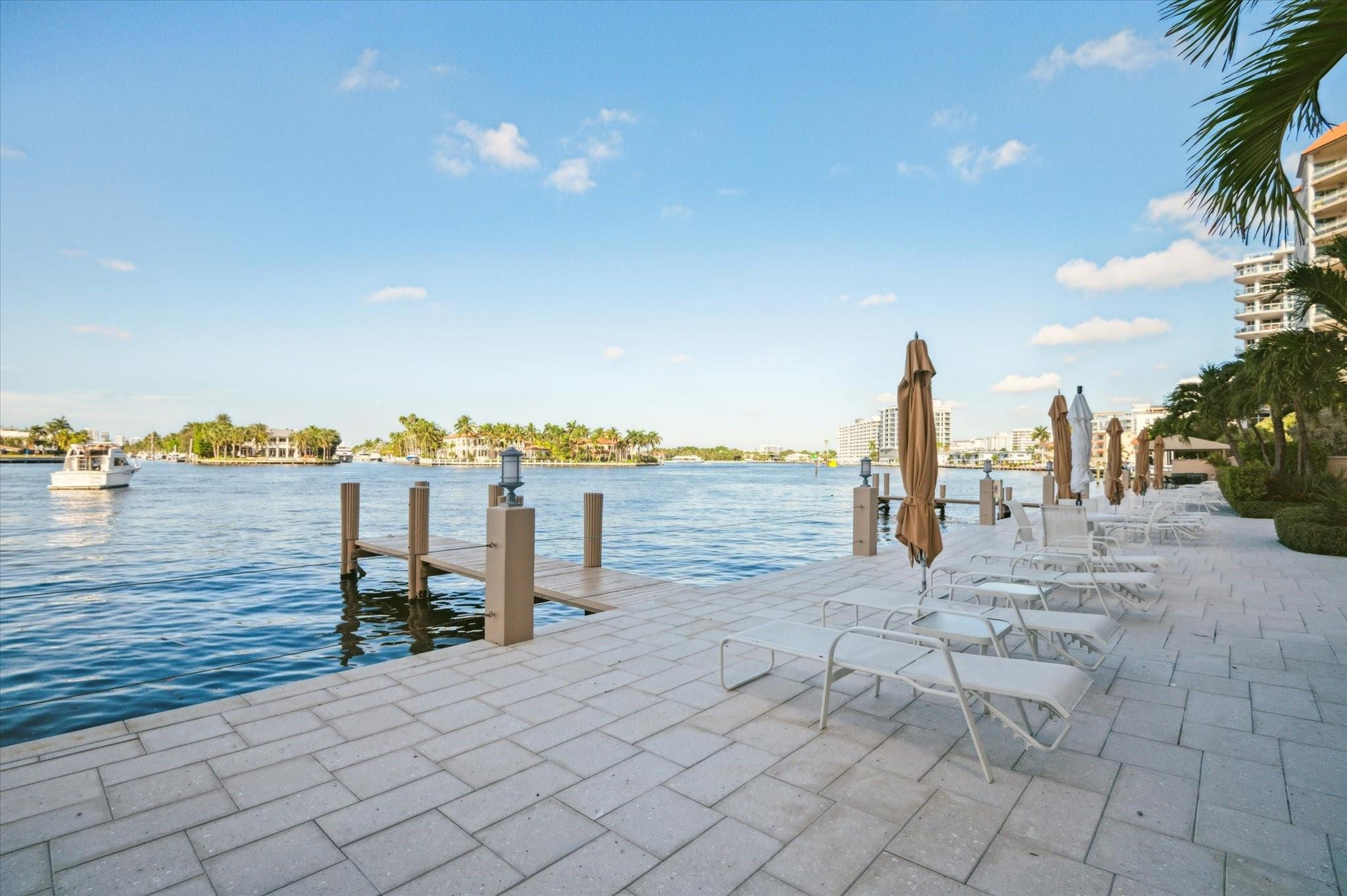 215 North Birch Road, Unit 2B Fort Lauderdale, FL 33304 - Photo 26 of 34 a view of a terrace with lawn chairs