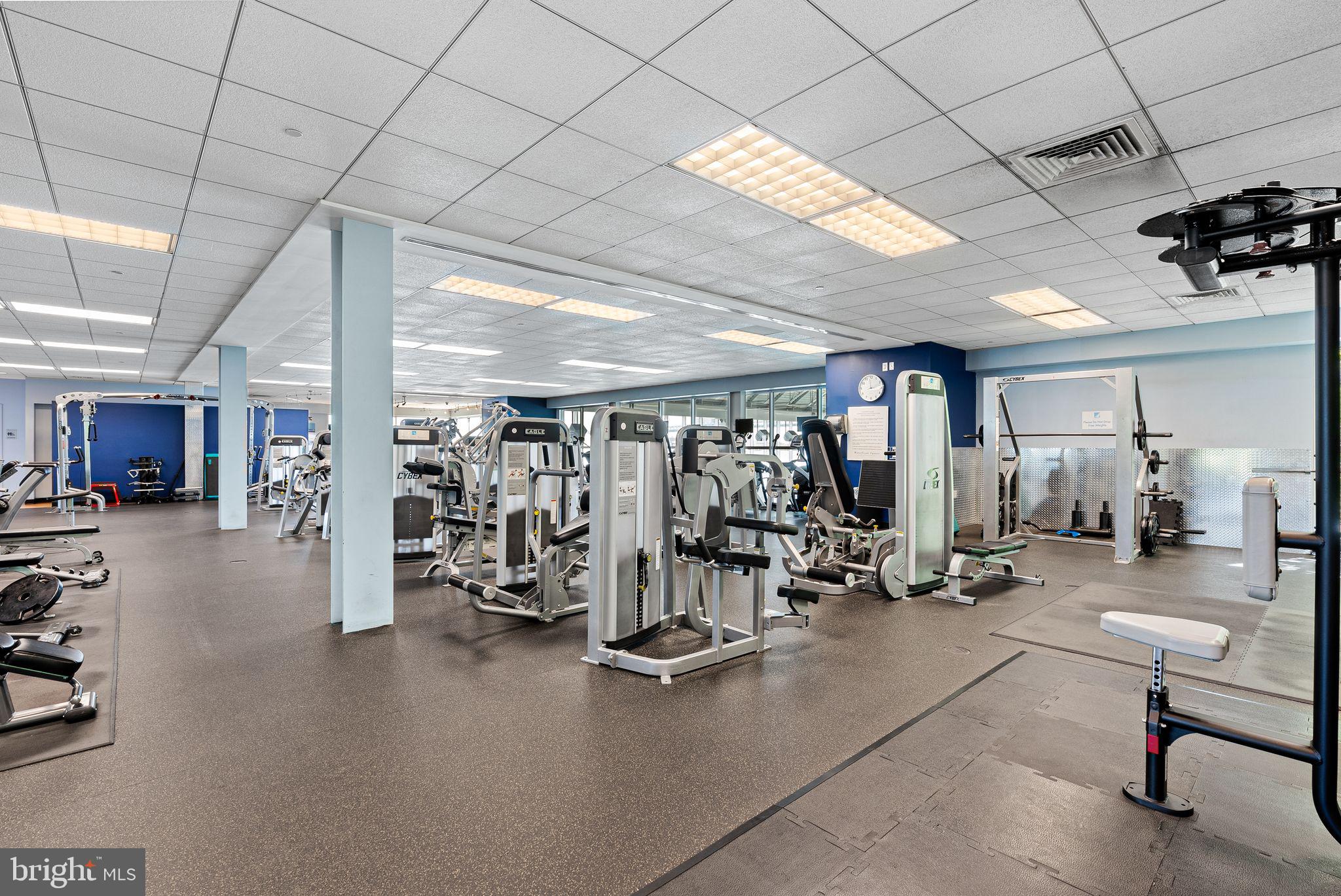 901 North Penn Street, Unit R2203 Philadelphia, PA 19123 - Photo 56 of 58 a view of a room with gym equipment