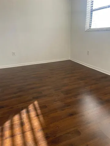 a view of an ocean & beach