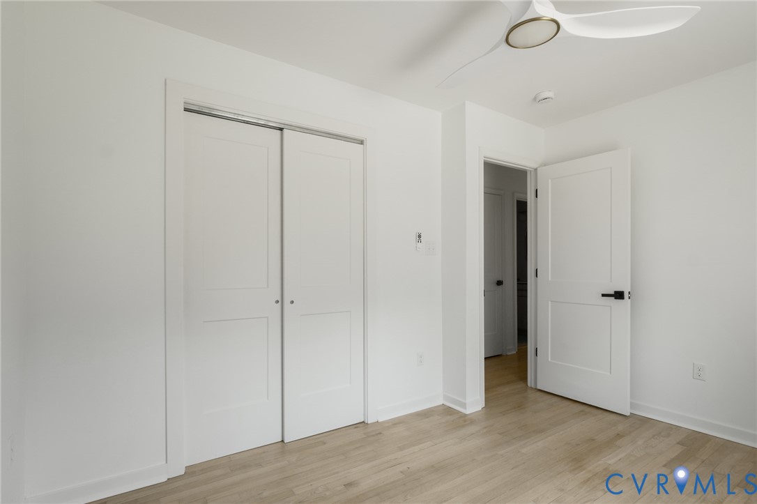 3056 Davis Mill Road Goochland, VA 23063 - Photo 37 of 46 Bedroom featuring light wood-finish flooring, whit