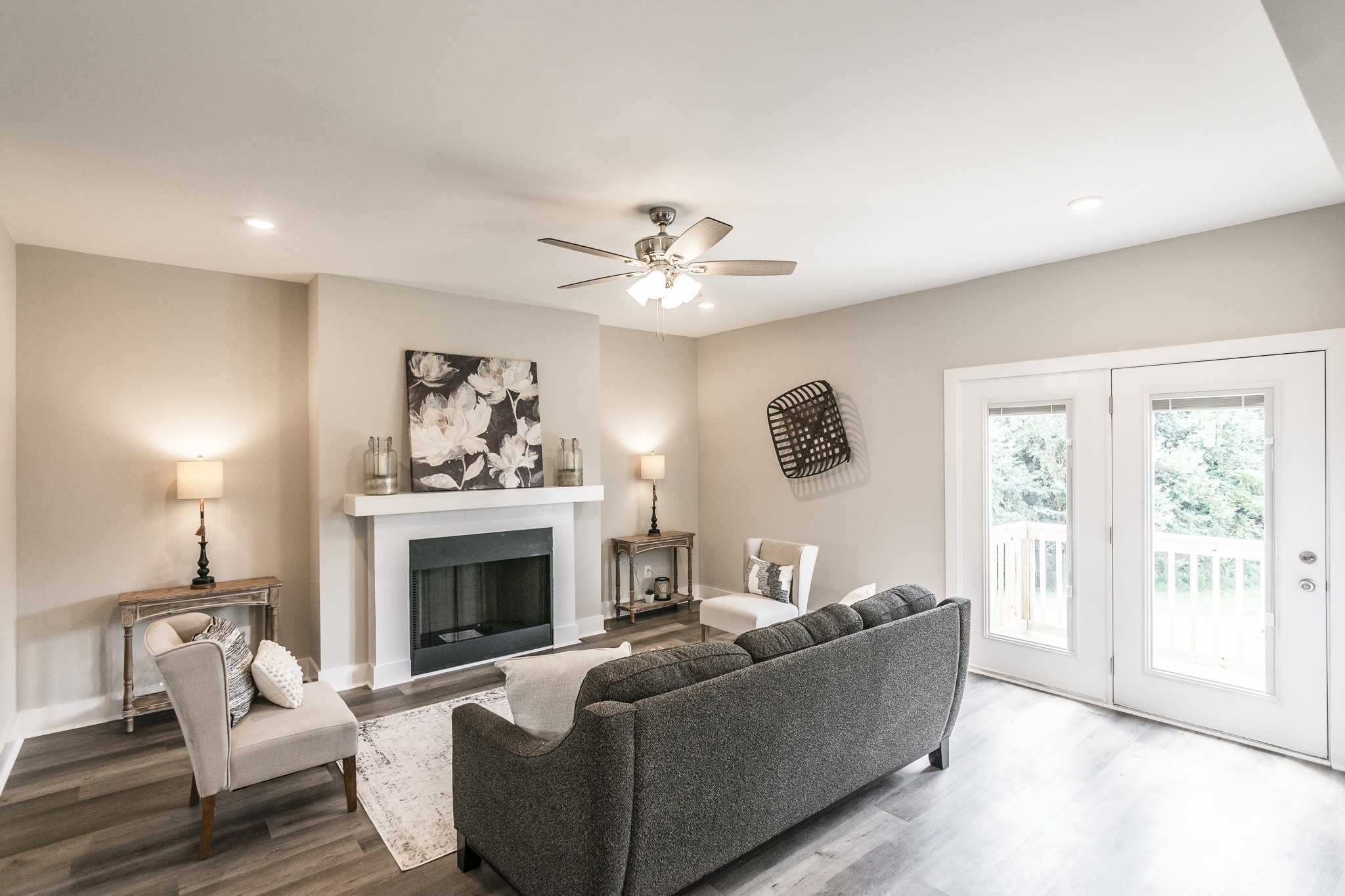 4839 Pulliam-Hardaway Road Springfield, TN 37172 - Photo 10 of 40 a living room with furniture and a fireplace