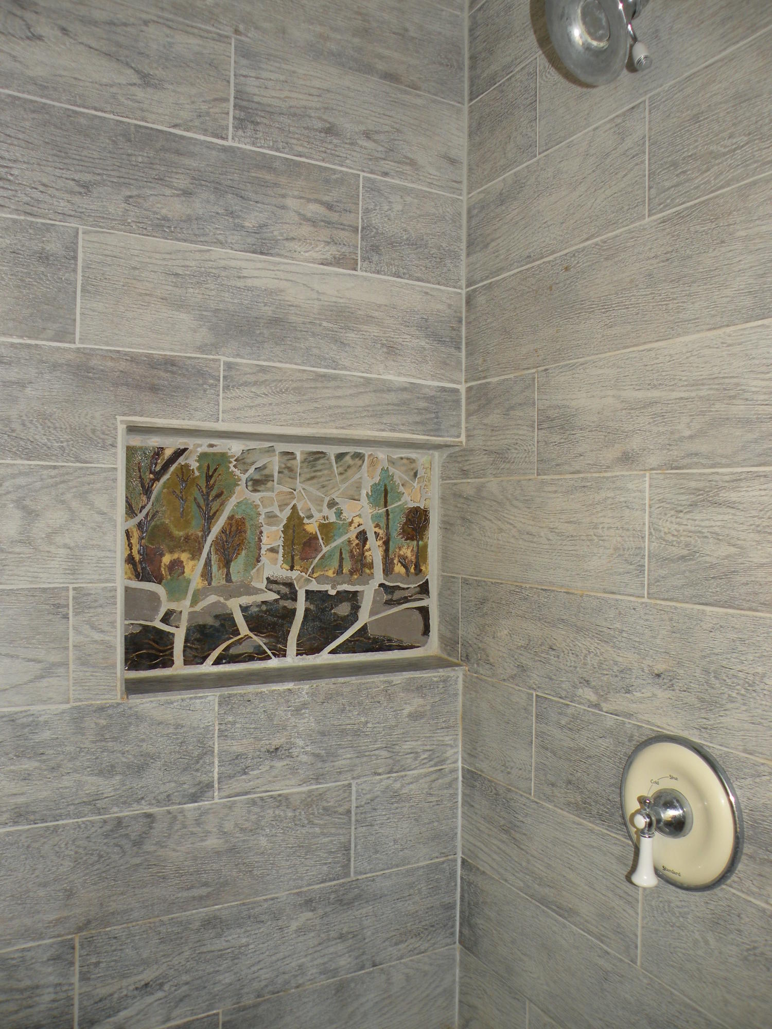154 Woodman Road Buxton, ME 04093 - Photo 22 of 50 20 Mosaic tile insert by local Hollis ar