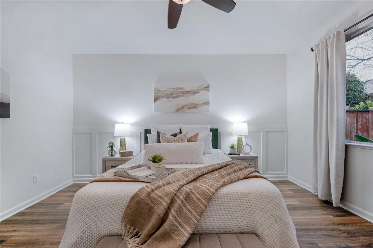 3755 Richmond Avenue Clovis, CA 93619 - Photo 18 of 30 a bedroom with a bed and a large window