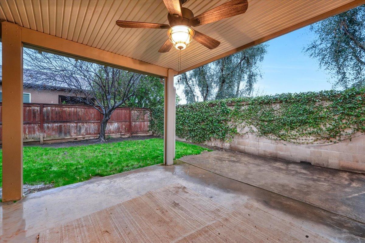 3755 Richmond Avenue Clovis, CA 93619 - Photo 25 of 30 a view of a backyard with plants and a patio