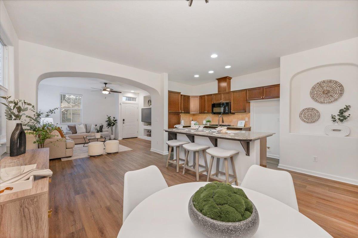 3755 Richmond Avenue Clovis, CA 93619 - Photo 8 of 30 a living room with furniture and a wooden floor