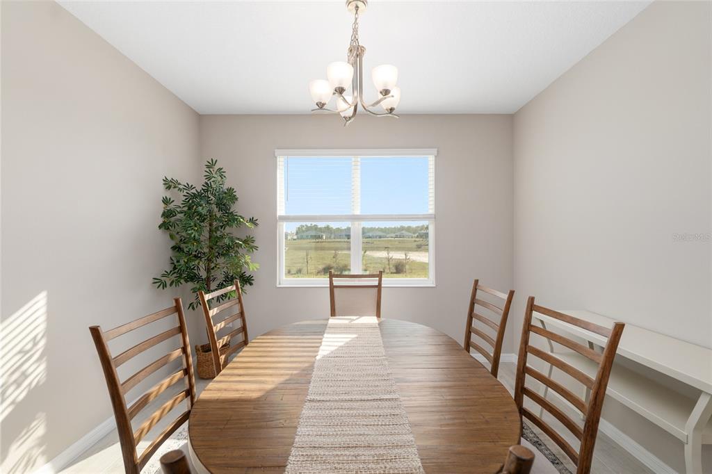 10049 Southwest 107th Lane Ocala, FL 34481 - Photo 30 of 67 a view of a dining room with furniture window and outside view