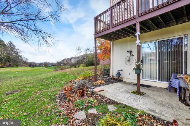 a view of a backyard with garden
