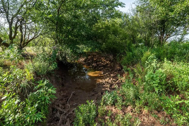 a aerial view of a house with a yard