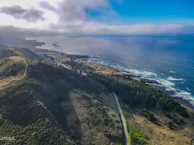 a view of an ocean beach