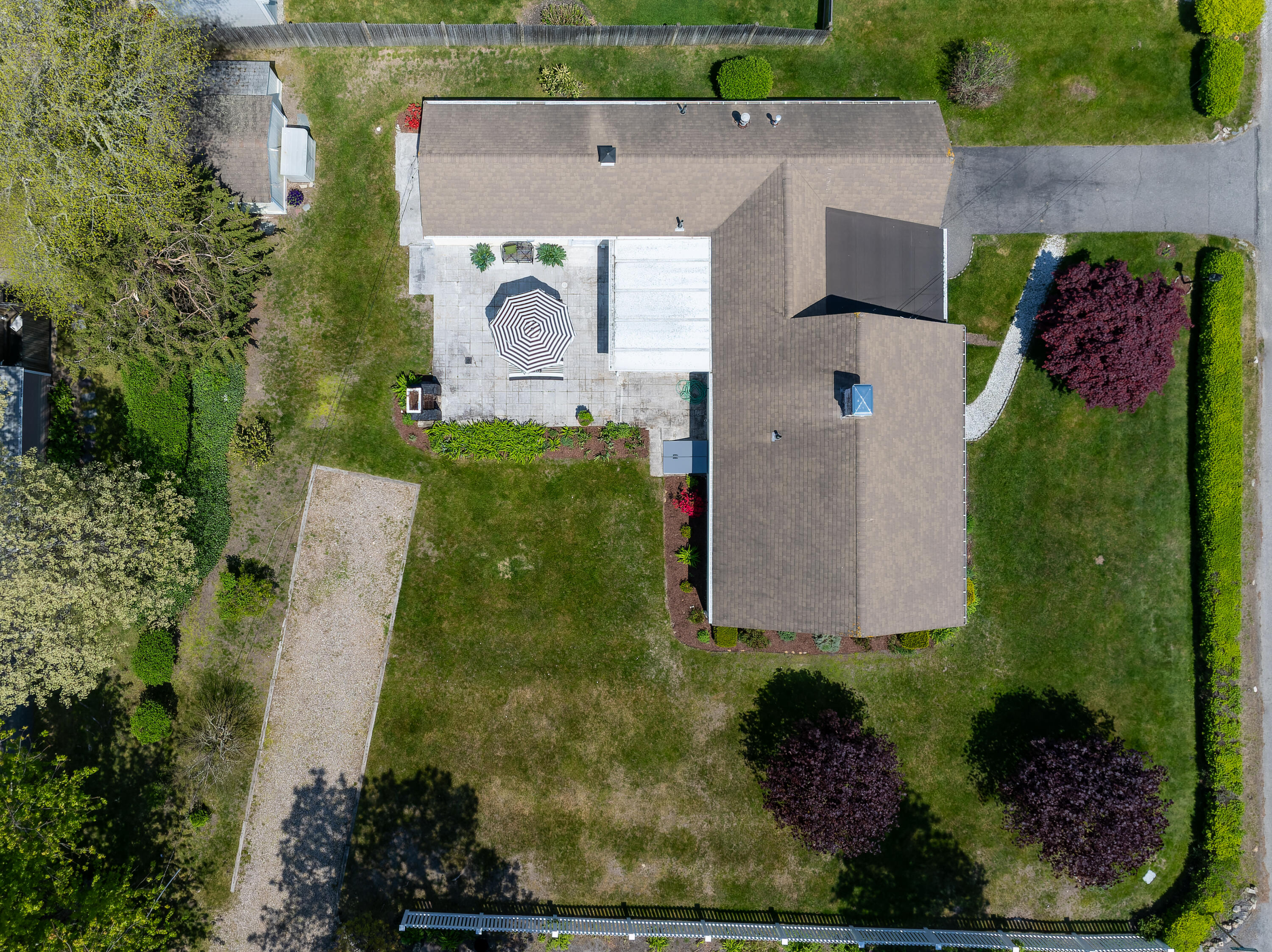 111 Lewis Road West Yarmouth, MA 02673 - Photo 5 of 43 an aerial view of a house with a yard