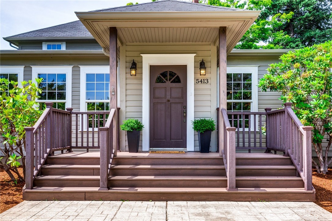 5413 Barr Road Ferndale, WA 98248 - Photo 3 of 40 a front view of a house with a porch