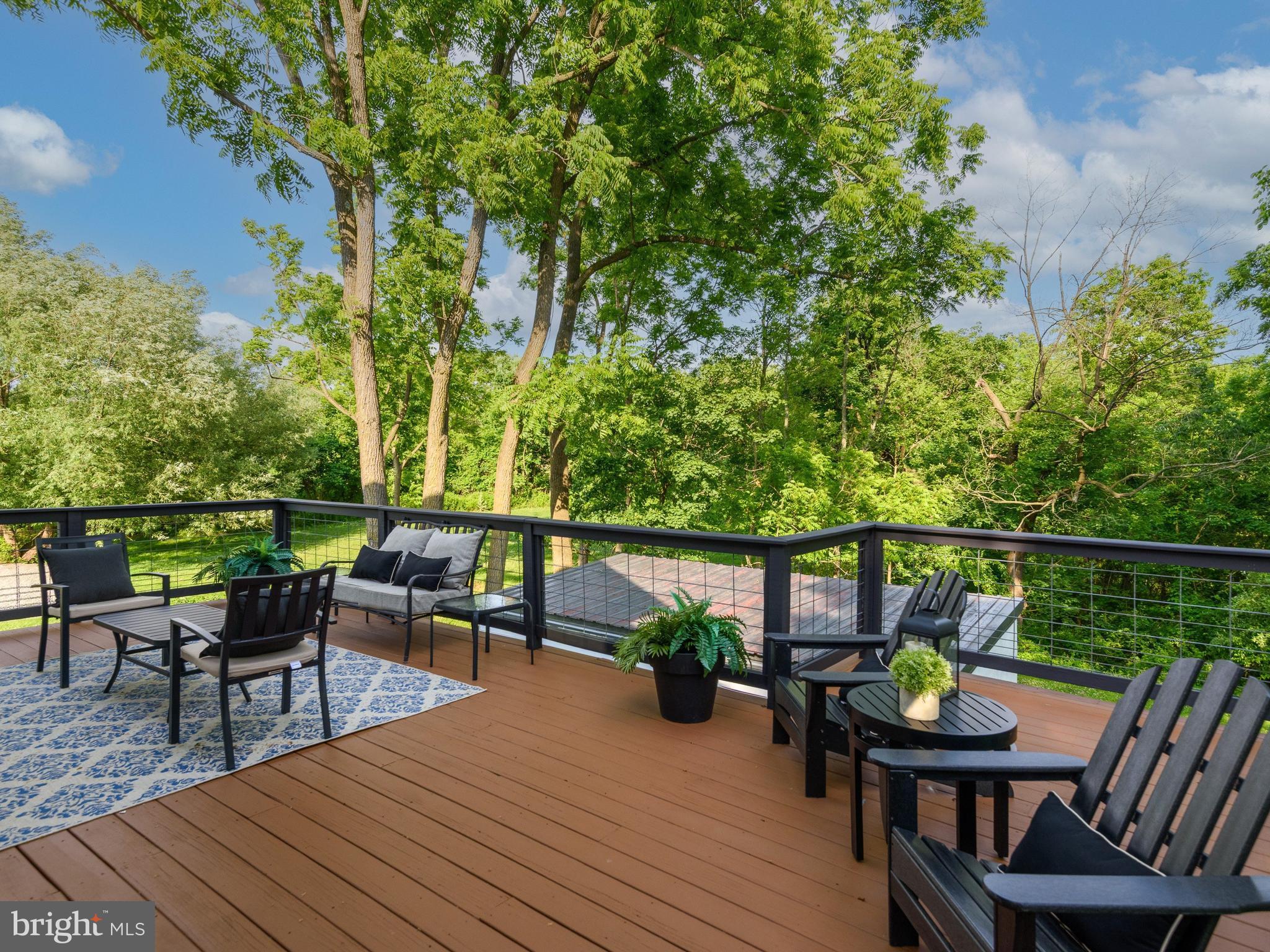 1510 State Road Phoenixville, PA 19460 - Photo 56 of 77 Back deck with views of the Pickering Preserve