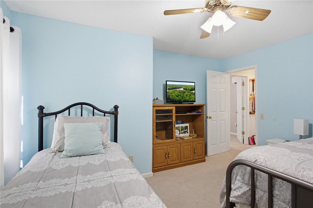 110 Snug Harbor Road Seneca, SC 29678 - Photo 19 of 37 This cozy room offers a comfortable retreat with soft carpet and a convenient ceiling fan.