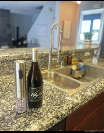 a close view of sink