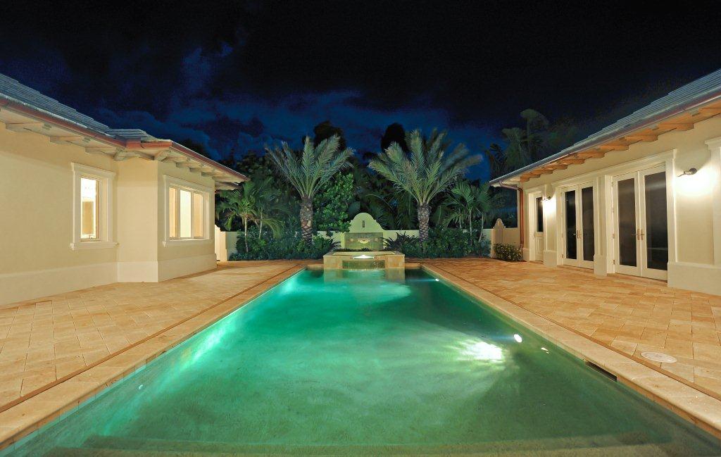 239 South Beach Road Hobe Sound, FL 33455 - Photo 25 of 26 Pool Night time29