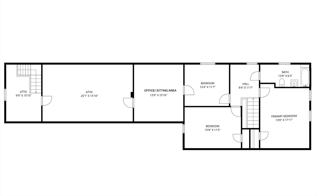 41 Buckland Road Hawley, MA 01339 - Photo 42 of 42 a picture of a floor plan