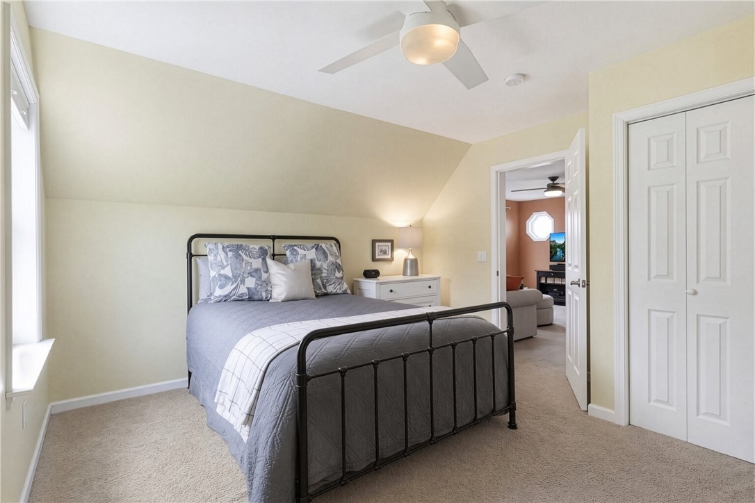 5791 Joy Road Conesus, NY 14435 - Photo 24 of 48 Bright guest bedroom with plush carpeting and ample closet space.