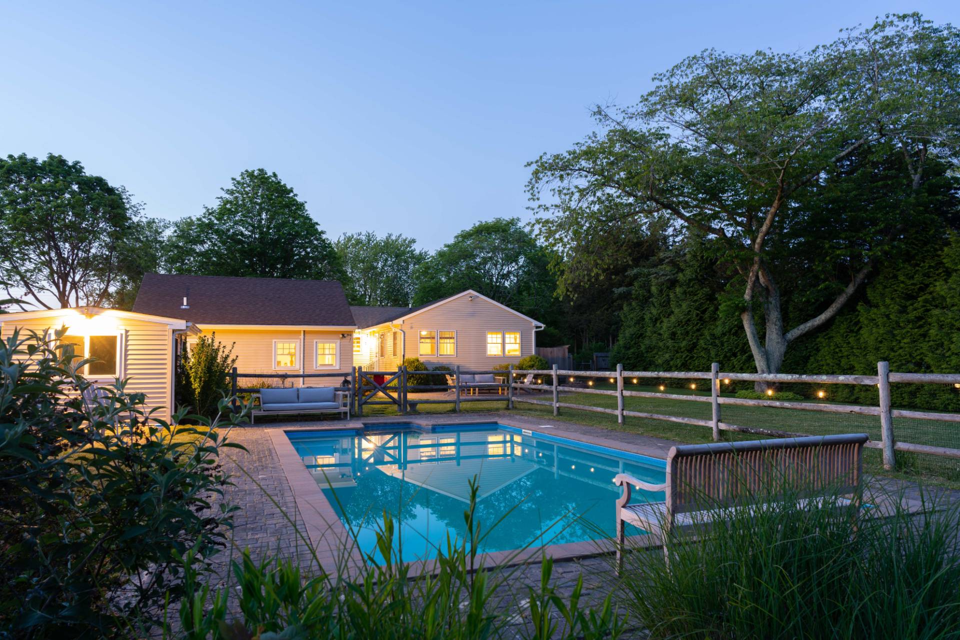 32 Hallock Road East Quogue, NY 11942 - Photo 1 of 24 a front view of house with yard and green space
