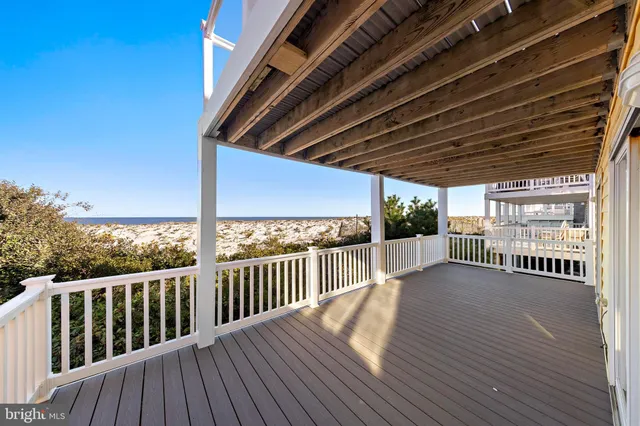 a view of a roof deck