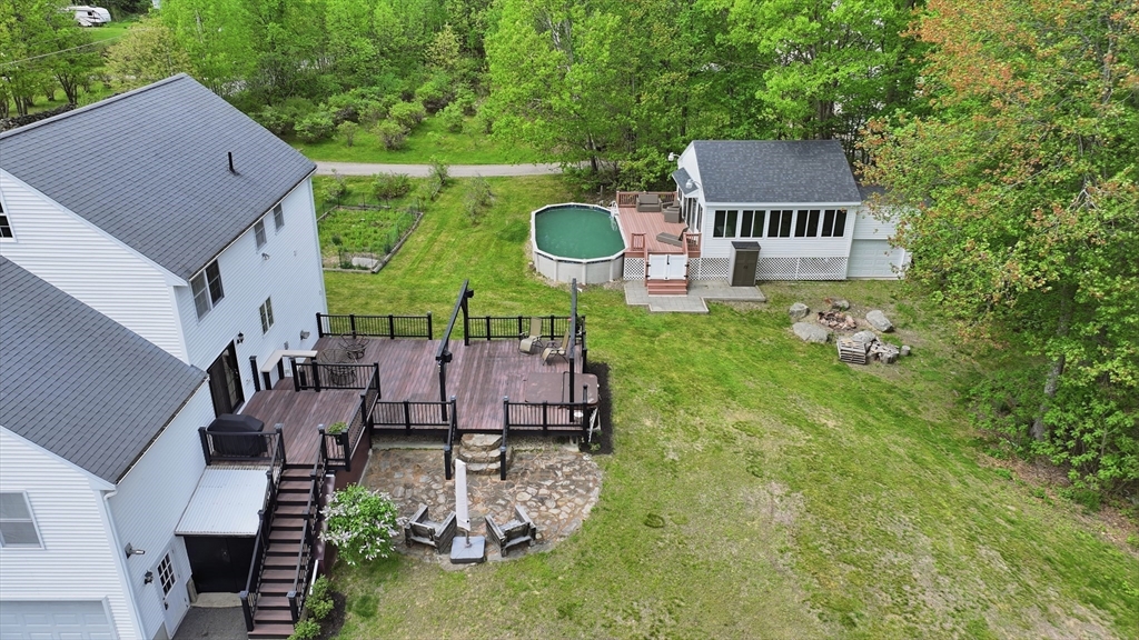 160 Gray Road Templeton, MA 01468 - Photo 6 of 42 a aerial view of a house with garden space and street view